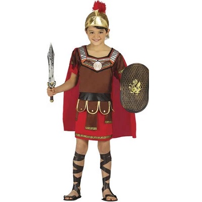 Romersk krigare med hjälm